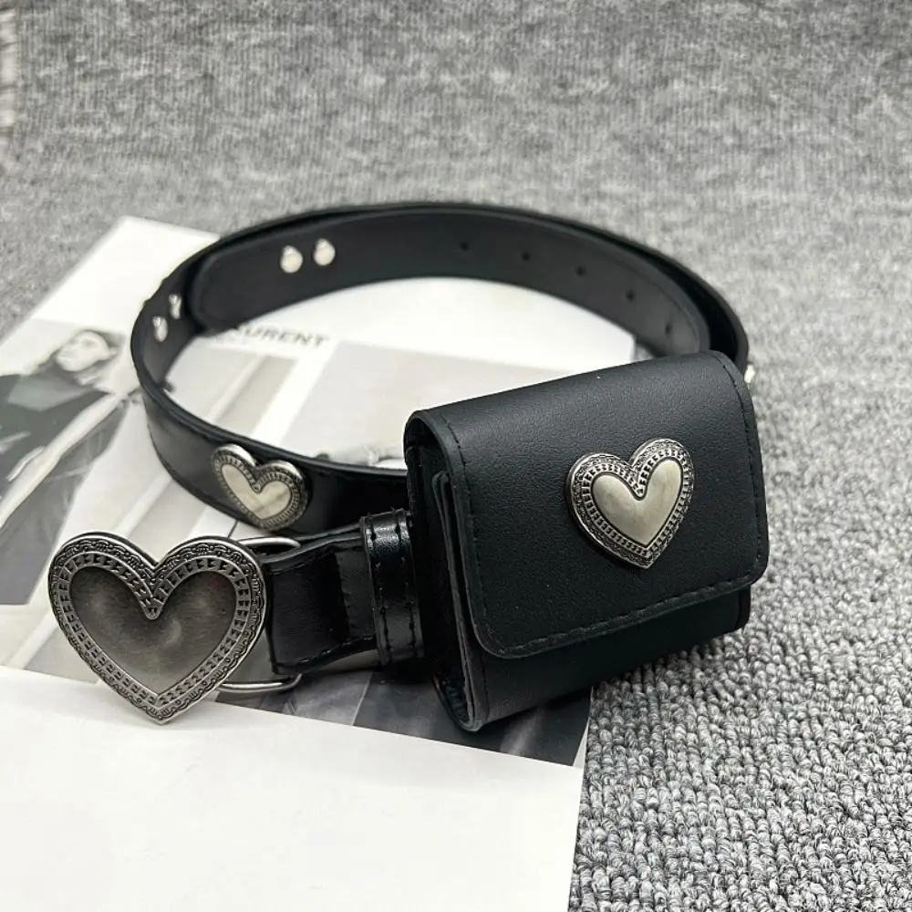 Fashion Leather Gothic Heart Belt Black Adjustable Square Love Waist Bag Punk Style Vintage Retro Buckle Belts Unisex
Fashion Leather Gothic Heart Belt Black Adjustable Square Love Waist Bag Punk Style Vintage Retro Buckle Belts Unisex