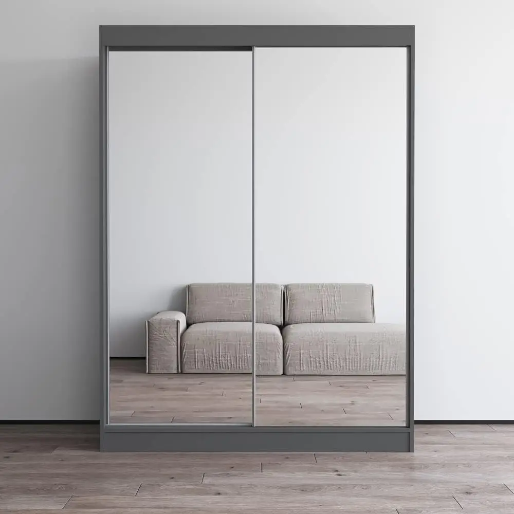 Meble urniture Aria 2D Wardrobe with Mirror Do— Spacious Storage with Shelves and Hanging Space — ern Armoire Closet — Gray with
Meble urniture Aria 2D Wardrobe with Mirror Do— Spacious Storage with Shelves and Hanging Space — ern Armoire Closet — Gray with