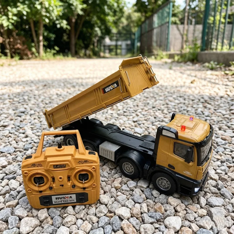 Hot 1/14 HUINA 1536 12CH Alloy Remote Control Full-Scale 8-Wheel Heavy-Duty Engineering Dump Truck With Lights RC Model Toy Gift
Hot 1/14 HUINA 1536 12CH Alloy Remote Control Full-Scale 8-Wheel Heavy-Duty Engineering Dump Truck With Lights RC Model Toy Gift