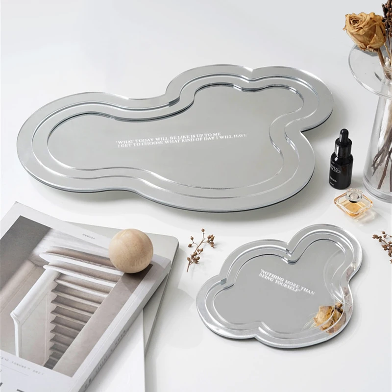 Irregular Mirror Acrylic Storage Tray Jewelry Display Plate Fruit Dessert Coffee Tray Aromatherapy Cosmetic Organizer Home Decor
Irregular Mirror Acrylic Storage Tray Jewelry Display Plate Fruit Dessert Coffee Tray Aromatherapy Cosmetic Organizer Home Decor