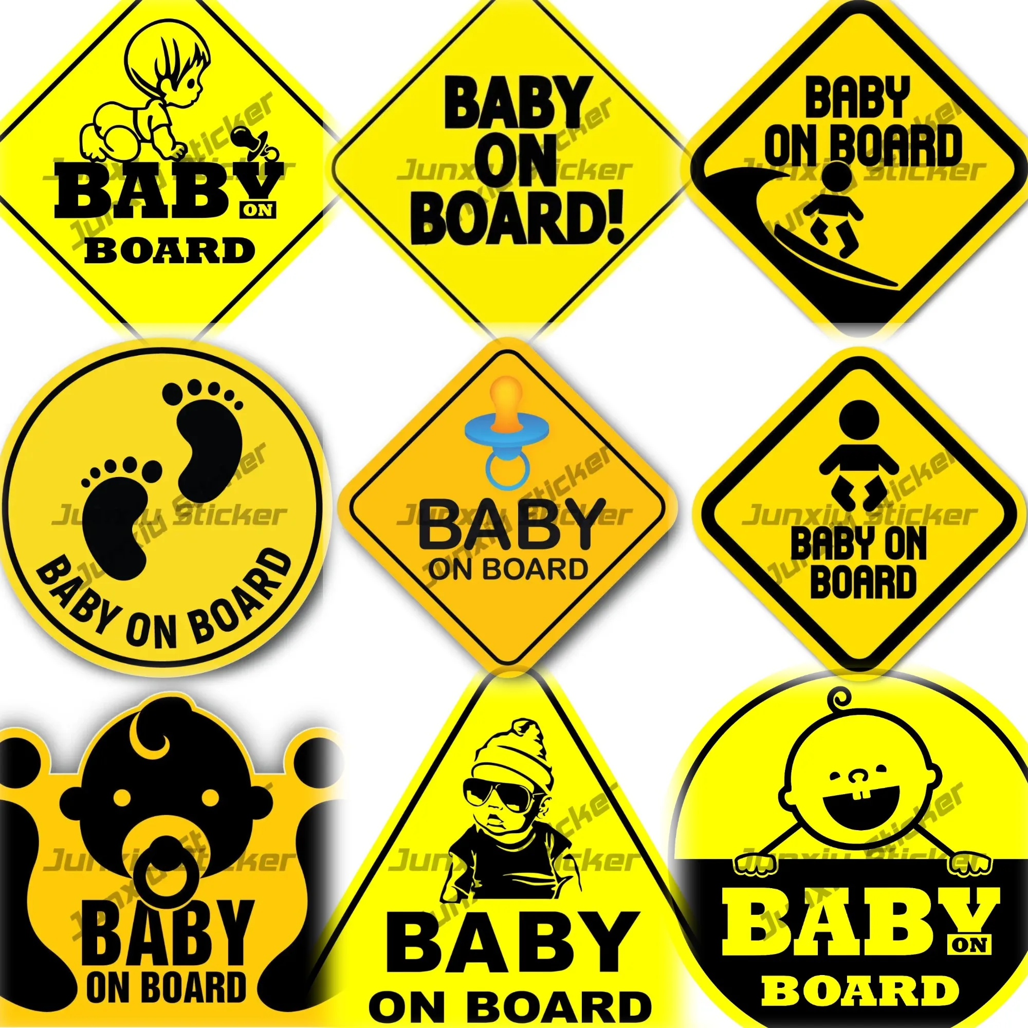 Baby On Board Funny Vinyl Sticker Cool Car Decal For Window Bumper Fridge Waterproof Scratch Resistant Safety Accessories
Baby On Board Funny Vinyl Sticker Cool Car Decal For Window Bumper Fridge Waterproof Scratch Resistant Safety Accessories