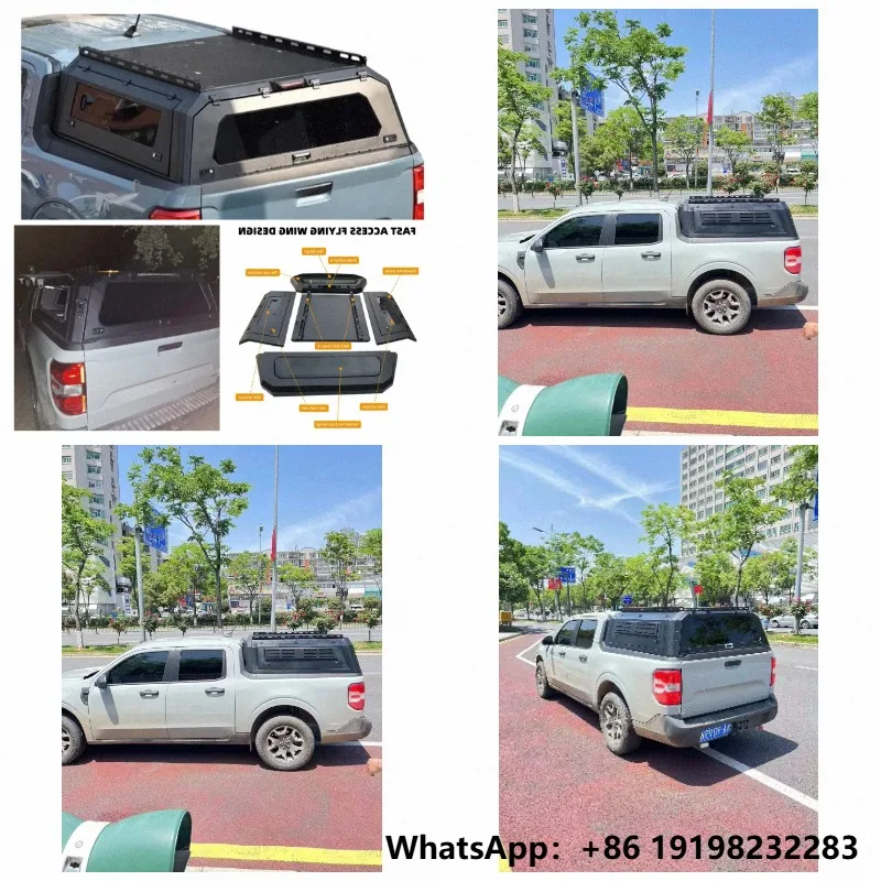 Deluxe Waterproof Pickup Canopy Camper Shell Truck Topper for Maverick
Deluxe Waterproof Pickup Canopy Camper Shell Truck Topper for Maverick