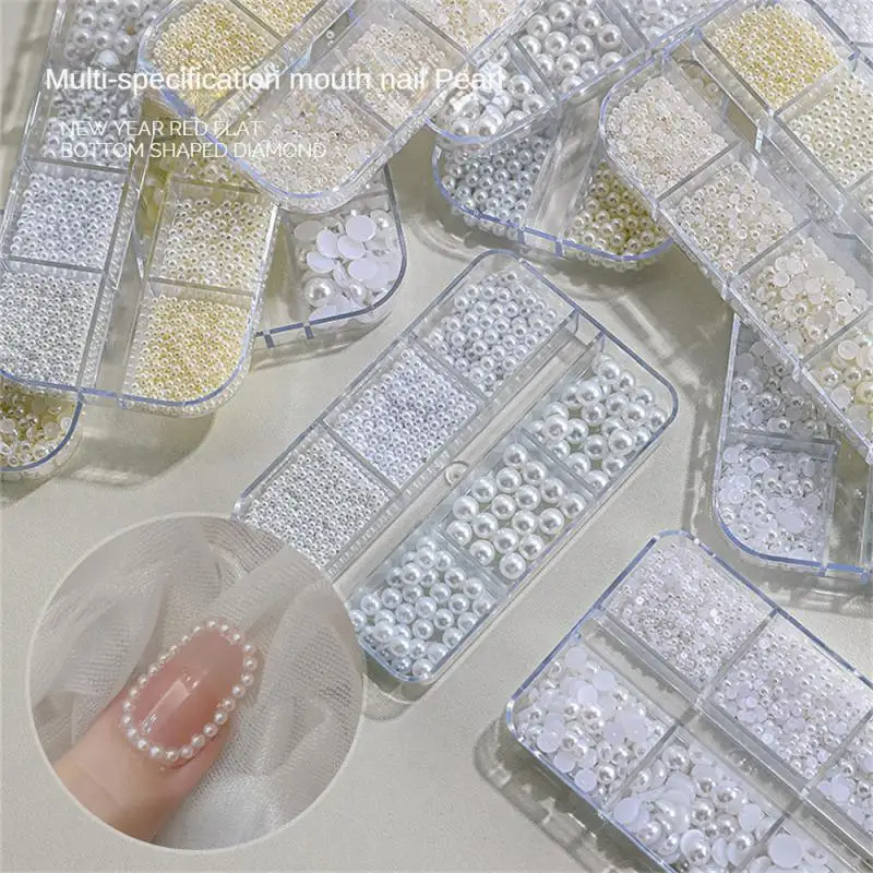 Новые круглые бусины для ногтей с белым жемчугом, подвески для ногтей, икра, бусины для ногтей, полукруглые жемчужные драгоценные камни, сделай сам, дизайн ногтей, деко
Новые круглые бусины для ногтей с белым жемчугом, подвески для ногтей, икра, бусины для ногтей, полукруглые жемчужные драгоценные камни, сделай сам, дизайн ногтей, деко