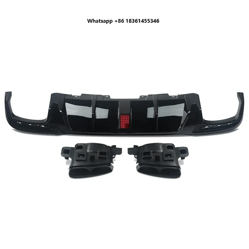 Rear Bumper Diffuser Lip With Exhaust Pipes For W166 X166 GLE350 GLE400 GLE450 GLE500 GLE63 2015-2018
Rear Bumper Diffuser Lip With Exhaust Pipes For W166 X166 GLE350 GLE400 GLE450 GLE500 GLE63 2015-2018