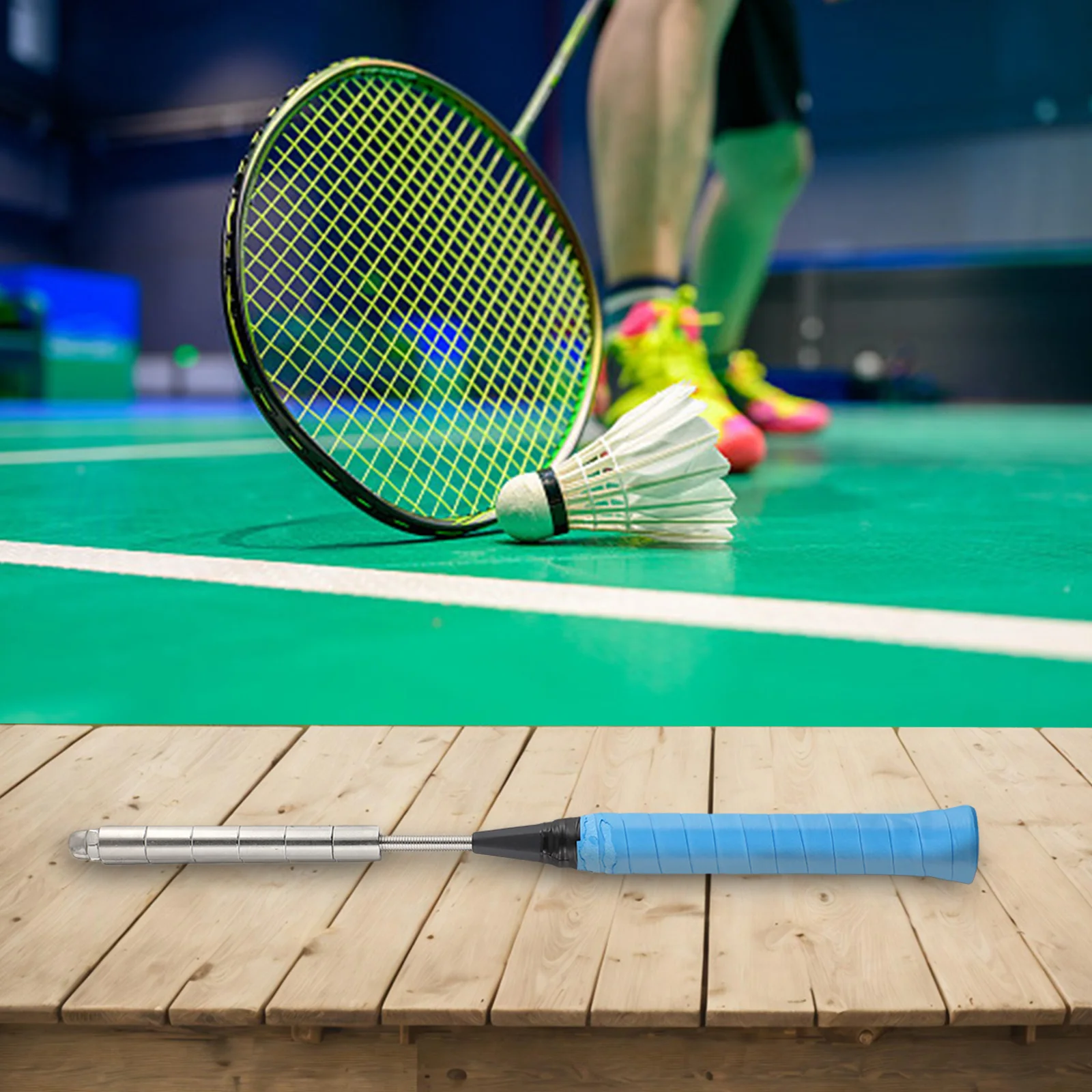 High Quality Racket Swing Trainer Badminton Power Racket Speed Strength Swing Point Trainer 39*3.5*3.5cm Badminton
High Quality Racket Swing Trainer Badminton Power Racket Speed Strength Swing Point Trainer 39*3.5*3.5cm Badminton