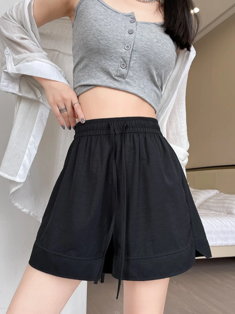 Women's High Waist Drawstring Shorts 2026 Summer Collection Quick-Dry Breathable Elastic Waist Casual Loose Fit Short Pants
Women's High Waist Drawstring Shorts 2026 Summer Collection Quick-Dry Breathable Elastic Waist Casual Loose Fit Short Pants