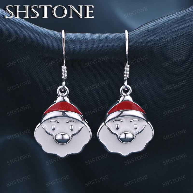 Creative Design 925 Sterling Silver Santa Claus Drop Earrings Fashion Charm Jewelry Women Birthday Christmas Party Accessories
Creative Design 925 Sterling Silver Santa Claus Drop Earrings Fashion Charm Jewelry Women Birthday Christmas Party Accessories