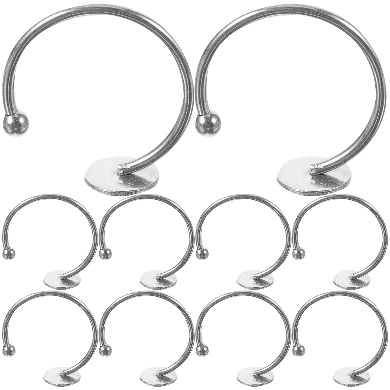 10Pcs Ring Blanks Adjustable Metal Flat Round Tray Bases for DIY Jewelry Making Craft Supplies Accessories Ring Making
10Pcs Ring Blanks Adjustable Metal Flat Round Tray Bases for DIY Jewelry Making Craft Supplies Accessories Ring Making