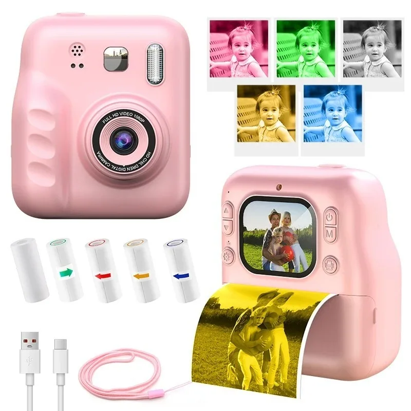 Children's Polaroid print camera high definition dual lens can take pictures and videos toy gift box
Children's Polaroid print camera high definition dual lens can take pictures and videos toy gift box