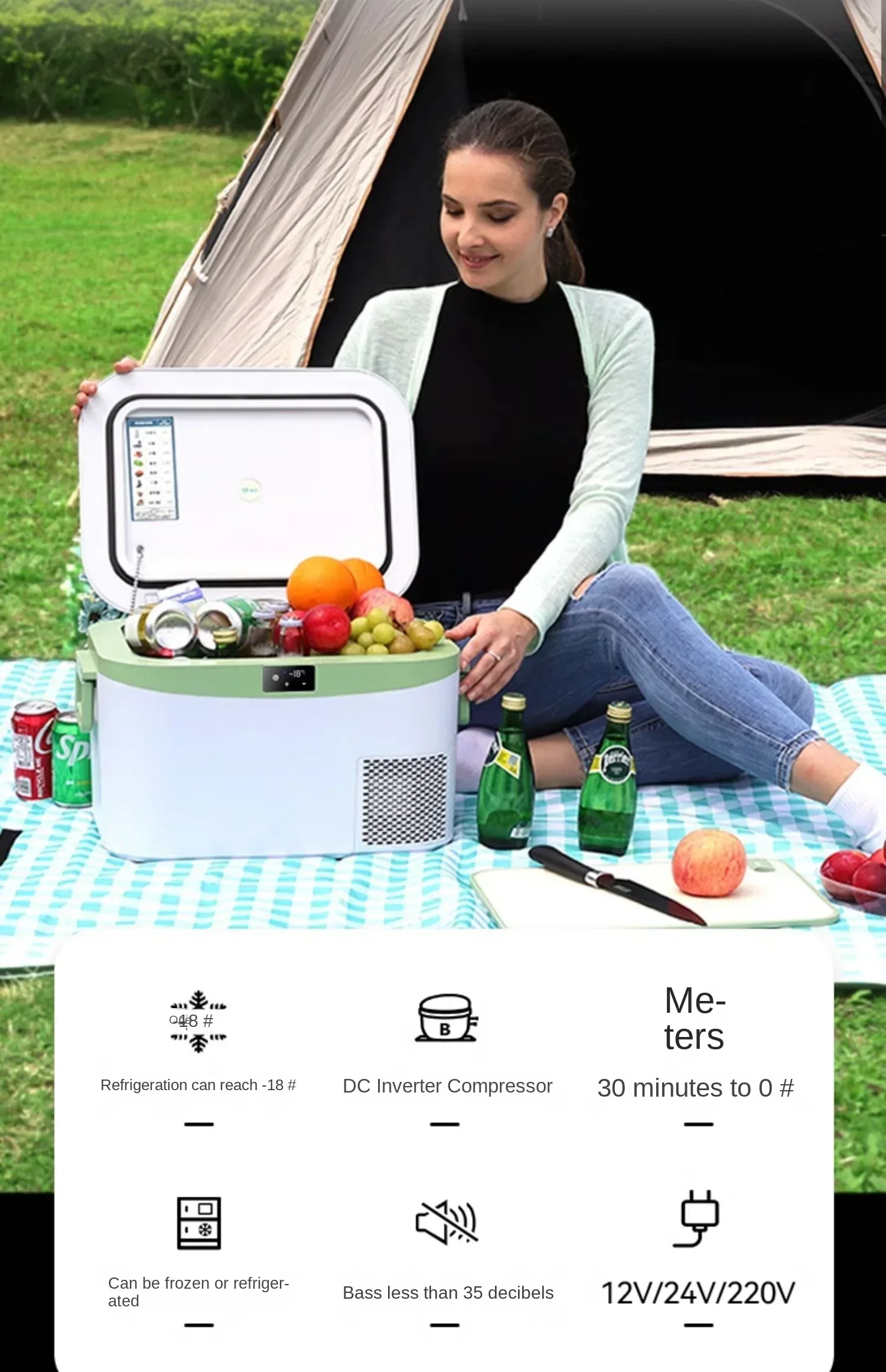 Car Refrigerator Dual Use in Car and Home Compressor Refrigerated 12v24v Outdoor Mini Refrigerator
Car Refrigerator Dual Use in Car and Home Compressor Refrigerated 12v24v Outdoor Mini Refrigerator