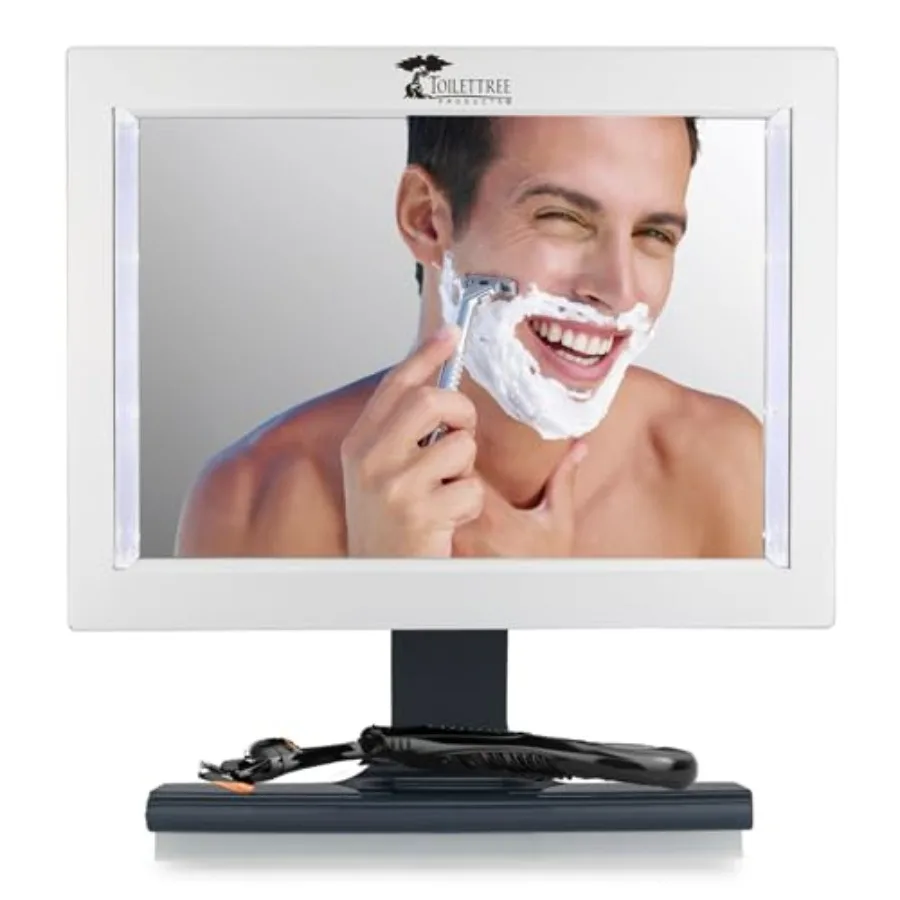 Original LED Fogless Shower Mirror with Squeegee
Original LED Fogless Shower Mirror with Squeegee