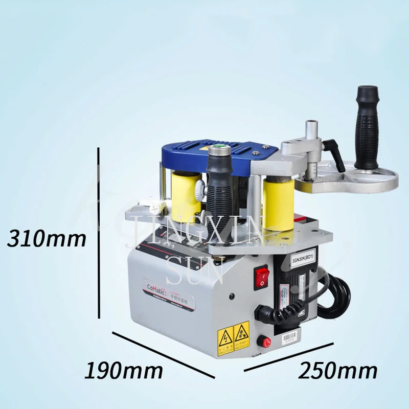 Portable BR500 Edge Banding Machine Manual Curve straight line Woodworking Edge Bander Wood PVC Edge Tool