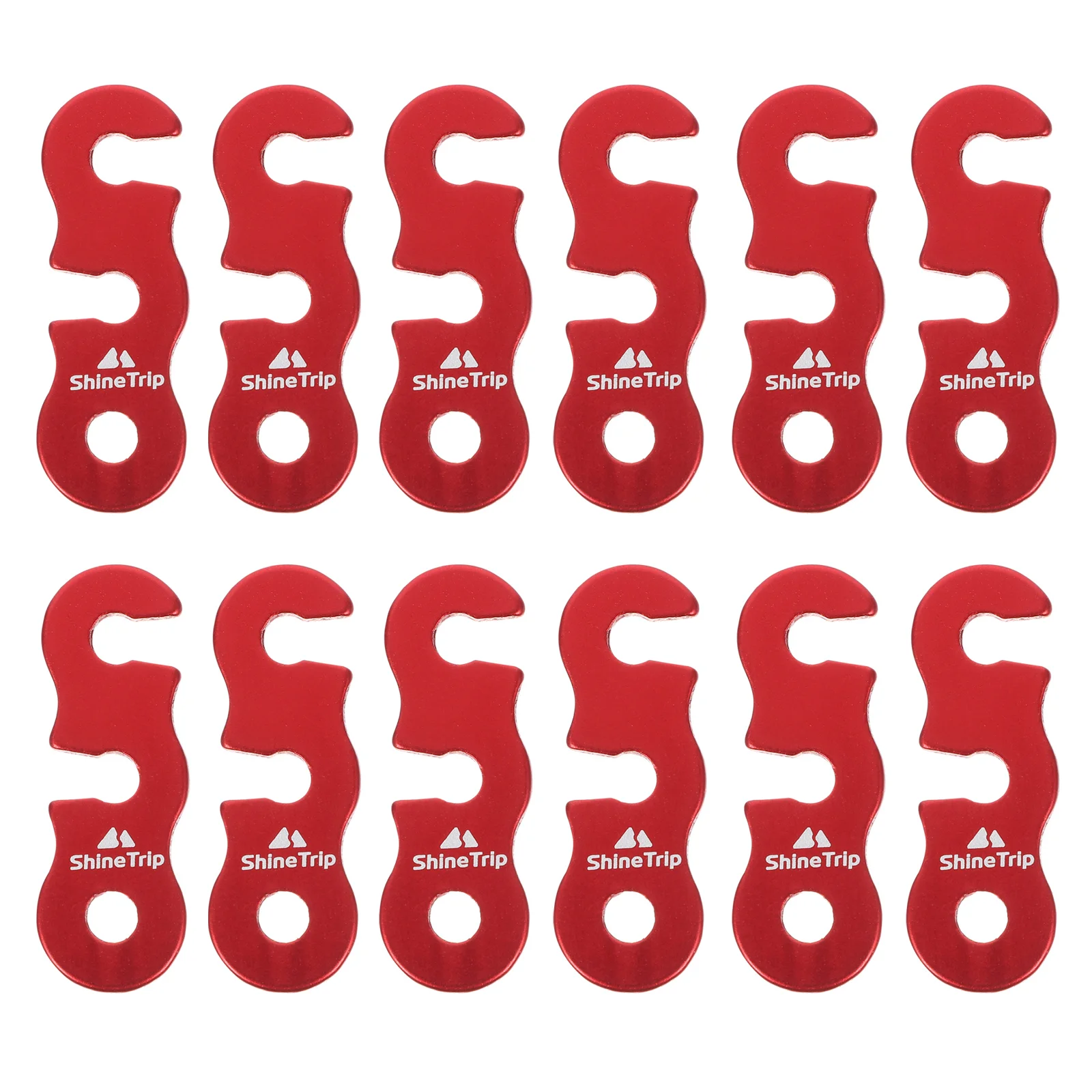 12pcs Aluminum Alloy Camping Wind Rope Buckle Tent Rope Adjusters Cord Buckles Tightening Hooks Tent Rope Stopper (Red)
12pcs Aluminum Alloy Camping Wind Rope Buckle Tent Rope Adjusters Cord Buckles Tightening Hooks Tent Rope Stopper (Red)
