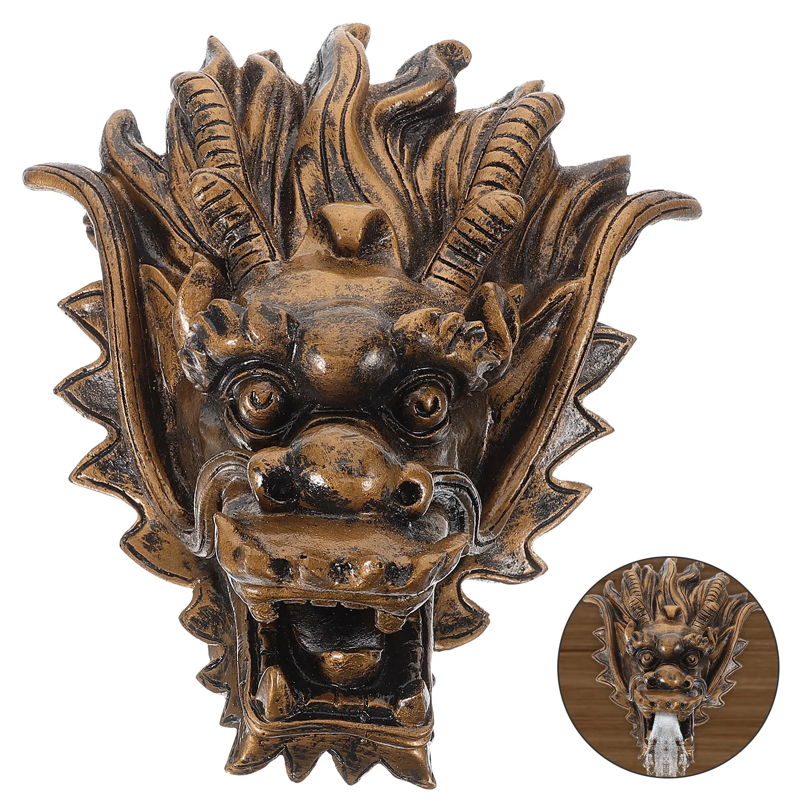 Dragon Head Decor Wall Outdoor Large Garden Water Sprayer Resin Backyard Fountain Centerpiece Easy Install Garden Ornament Wall
Dragon Head Decor Wall Outdoor Large Garden Water Sprayer Resin Backyard Fountain Centerpiece Easy Install Garden Ornament Wall