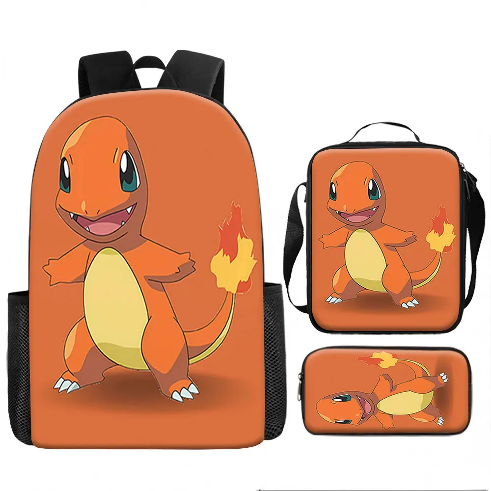 Kids Bag Charmander 3pcs Backpack Set Cute Cartoon Fire Type Pokémon School Bags for Kids Lightweight Travel Luggage with Lun
Kids Bag Charmander 3pcs Backpack Set Cute Cartoon Fire Type Pokémon School Bags for Kids Lightweight Travel Luggage with Lun
