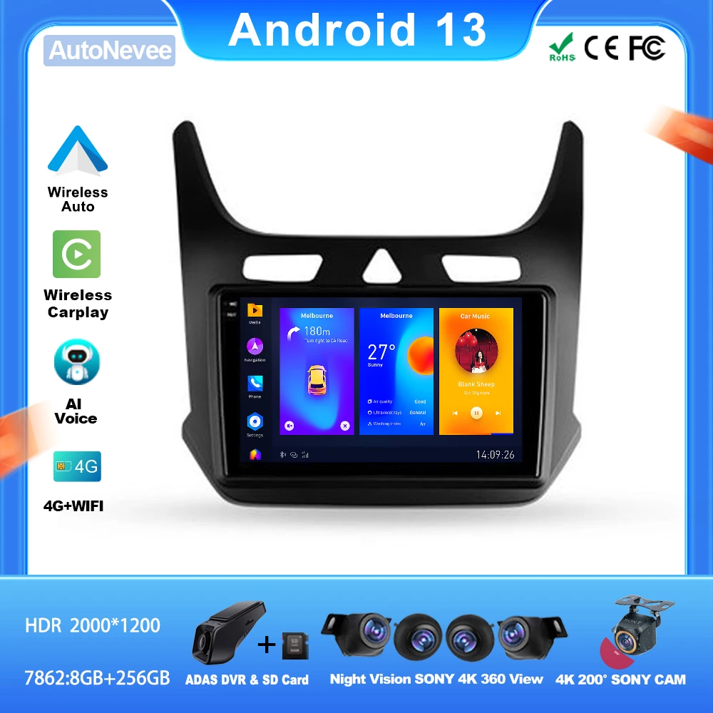 Android For Chevrolet Cobalt 2 2011 - 2018 Car Auto Carplay Radio Stereo Head Unit Multimedia Player GPS Navigation CPU Dash Cam
Android For Chevrolet Cobalt 2 2011 - 2018 Car Auto Carplay Radio Stereo Head Unit Multimedia Player GPS Navigation CPU Dash Cam