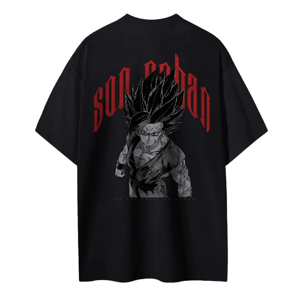 Модный тренд 2025, анимация Dragon Ball, с коротким рукавом, одежда из чистого хлопка с принтом, одежда для родителей и детей, мужская и женская одежда с короткими рукавами
Модный тренд 2025, анимация Dragon Ball, с коротким рукавом, одежда из чистого хлопка с принтом, одежда для родителей и детей, мужская и женская одежда с короткими рукавами