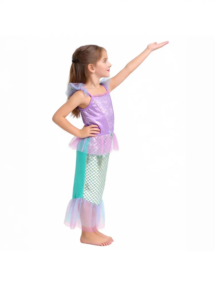 Children's Princess Skirt Halloween Party Performance Costume Little Mermaid Cosplay Outfit Polyester Material Age 17 And under
Children's Princess Skirt Halloween Party Performance Costume Little Mermaid Cosplay Outfit Polyester Material Age 17 And under