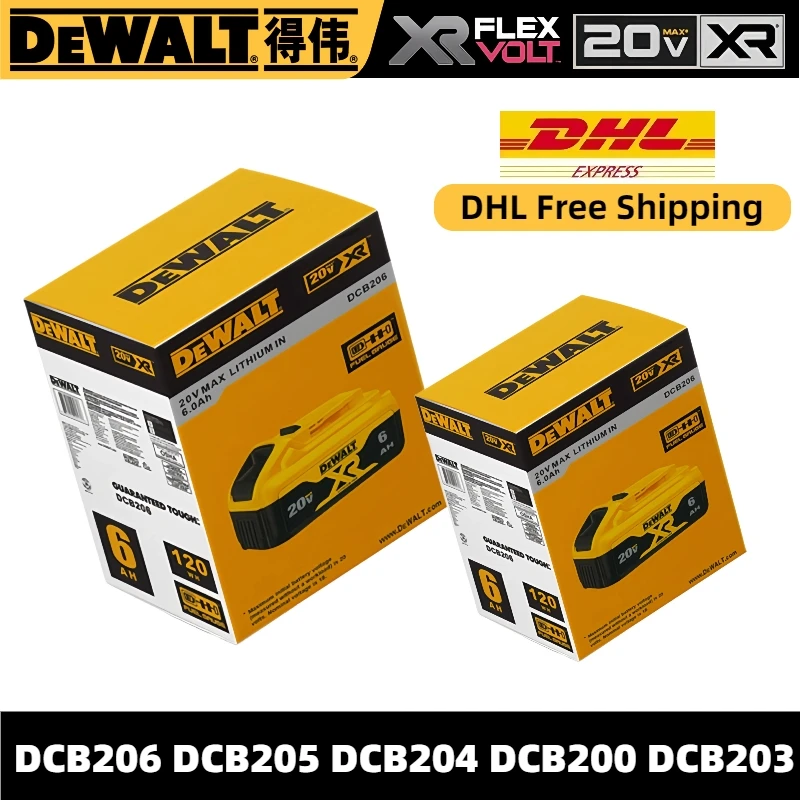 【100% Original】 DEWALT 20V battery, 2AH 5AH 6AH Lithium-ion, for Dewalt DCB200 DCB204 DCB205 DCB206, DEWALT 20V tool battery
【100% Original】 DEWALT 20V battery, 2AH 5AH 6AH Lithium-ion, for Dewalt DCB200 DCB204 DCB205 DCB206, DEWALT 20V tool battery