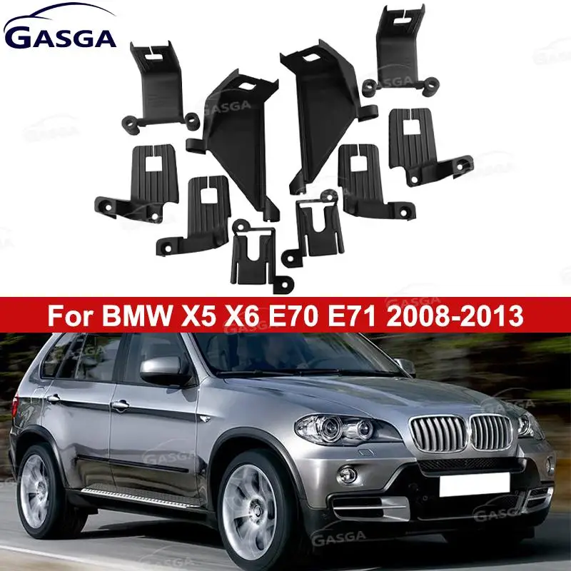 Кронштейн фары для BMW X5 X6 E70 E71 2008-2013, комплект для ремонта фар 63117205837 63117205838
Кронштейн фары для BMW X5 X6 E70 E71 2008-2013, комплект для ремонта фар 63117205837 63117205838