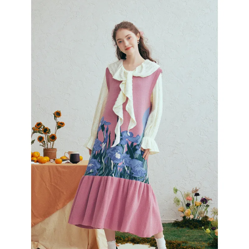 Van Gogh-Inspired Tinglan Whispers Print Knit Vest Dress, Fresh & Chic Summer 2026
Van Gogh-Inspired Tinglan Whispers Print Knit Vest Dress, Fresh & Chic Summer 2026
