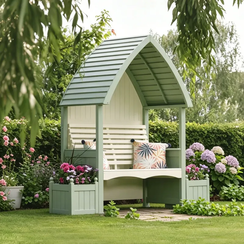 Garden anti-corrosion wood gazebo, courtyard rainproof and sunshade flower stand
Garden anti-corrosion wood gazebo, courtyard rainproof and sunshade flower stand