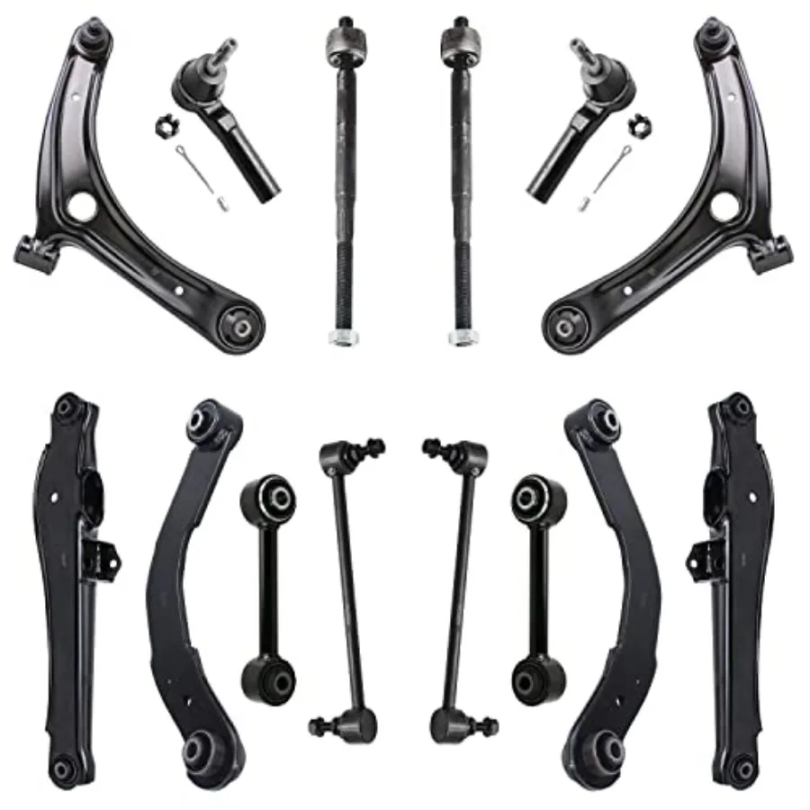 14pc Front End Control Arms Kit for 20072012 Dodge Caliber 20072015 Patriot Compass with Sway Bars Tie Rods Front and Rear Cont
14pc Front End Control Arms Kit for 20072012 Dodge Caliber 20072015 Patriot Compass with Sway Bars Tie Rods Front and Rear Cont