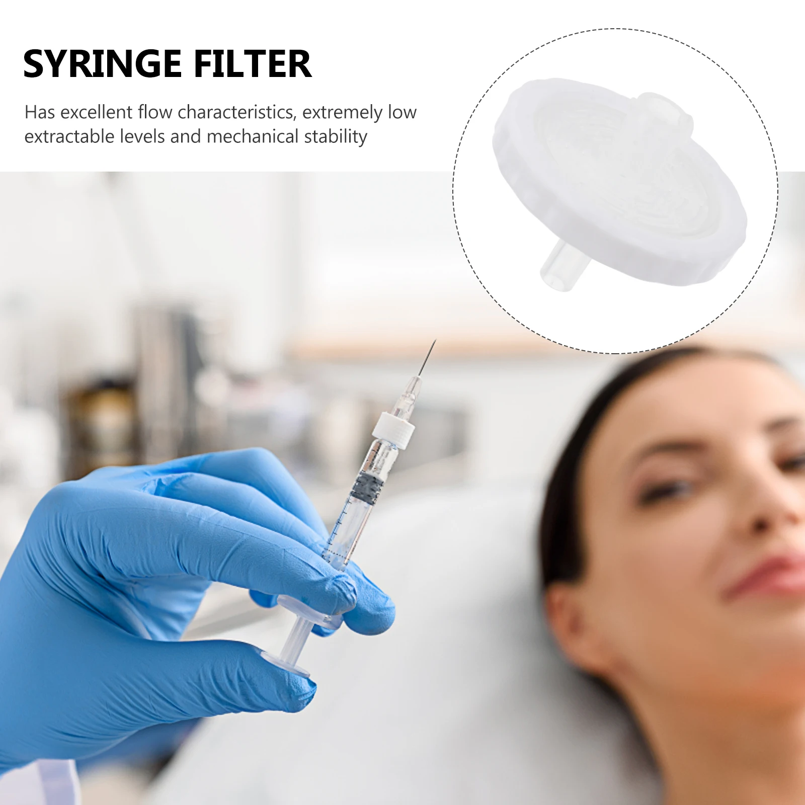 100 Pcs Polyethersulfone Filter Syringe Equipment Plastic Holder Filtration Filters Organic
100 Pcs Polyethersulfone Filter Syringe Equipment Plastic Holder Filtration Filters Organic