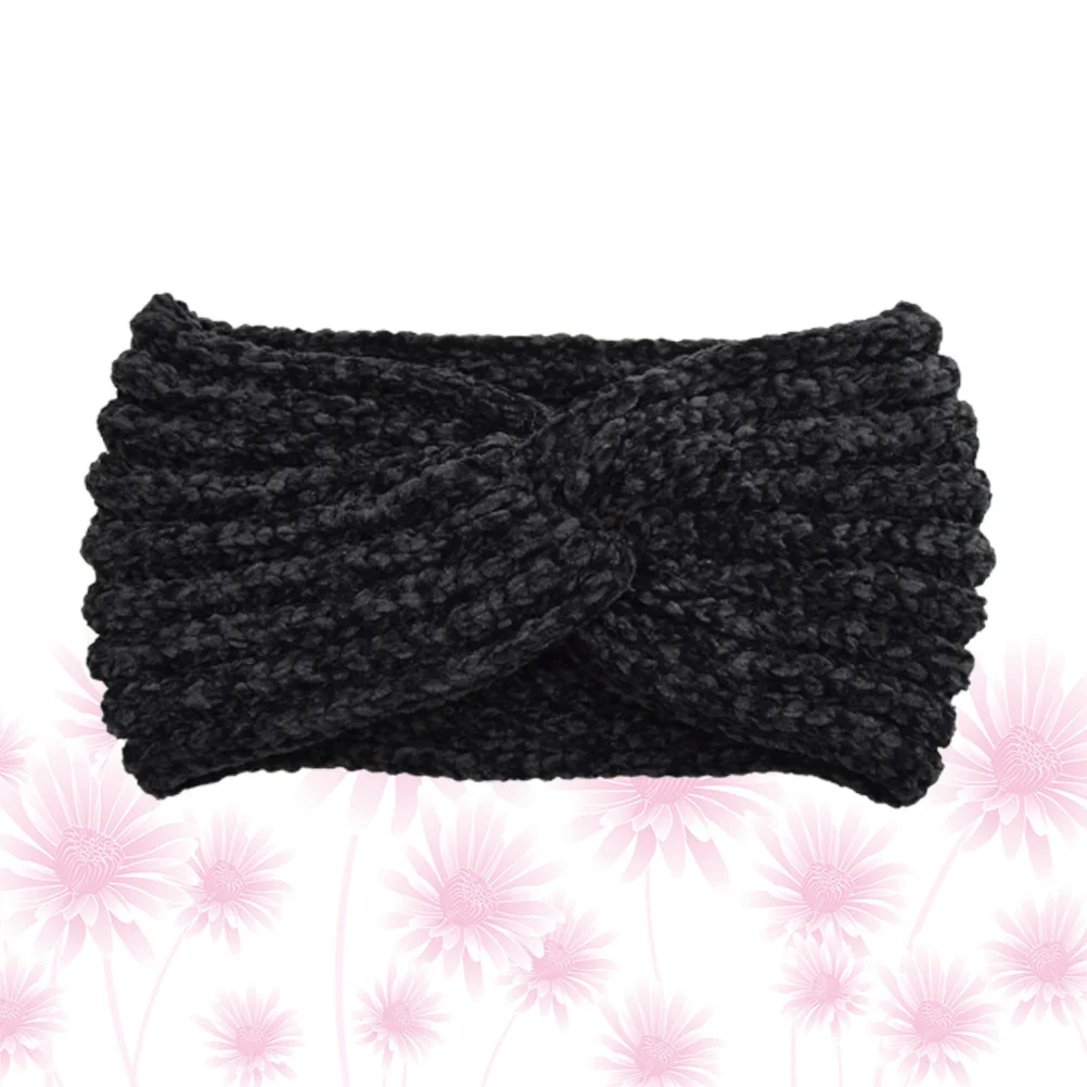 Мягкая вязаная повязка на голову черного цвета для женщин, зимняя теплая повязка-кроссбандл, спортивная повязка для волос, утеплитель для ушей, повседневный головной убор
Мягкая вязаная повязка на голову черного цвета для женщин, зимняя теплая повязка-кроссбандл, спортивная повязка для волос, утеплитель для ушей, повседневный головной убор