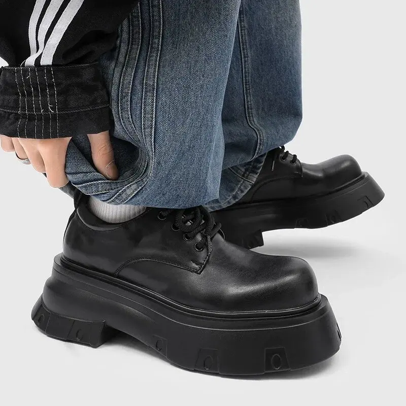 luxury fashion men shoes punk rock lace-up natural leather derby shoe designer platform sneakers black trendy cool footwear male
luxury fashion men shoes punk rock lace-up natural leather derby shoe designer platform sneakers black trendy cool footwear male