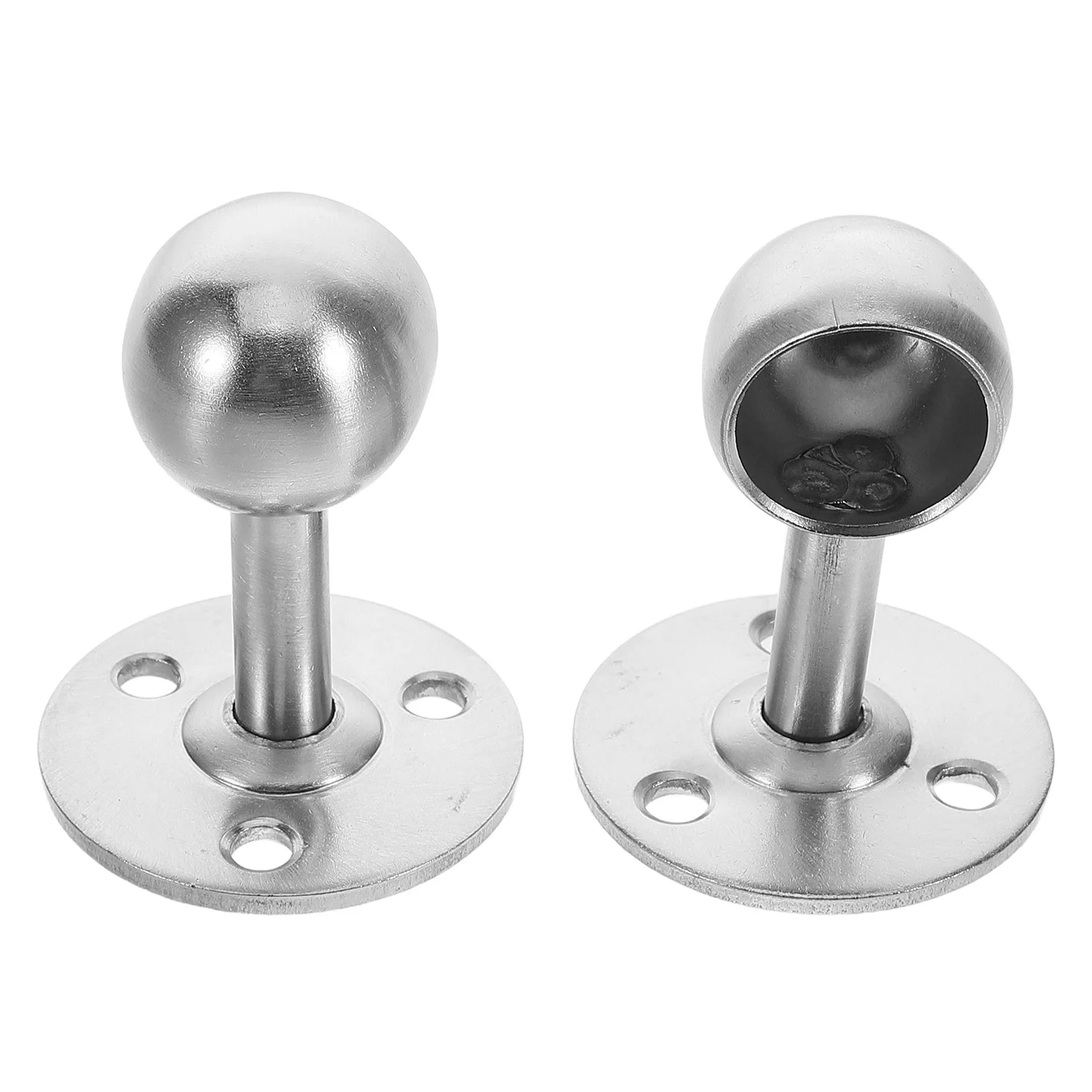 2 PCS Hang Through Closet Rod Hooks Heavy Duty Holder for Towel Ceiling Curtain Brackets Silver Pole End Caps
2 PCS Hang Through Closet Rod Hooks Heavy Duty Holder for Towel Ceiling Curtain Brackets Silver Pole End Caps