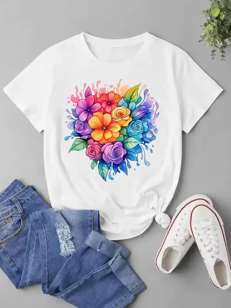 Trend Love Sweet Casual Fashion Short Sleeve Tee O-neck Clothing For Women Graphic T-shirts T Shirt Top Printing Clothes
Trend Love Sweet Casual Fashion Short Sleeve Tee O-neck Clothing For Women Graphic T-shirts T Shirt Top Printing Clothes