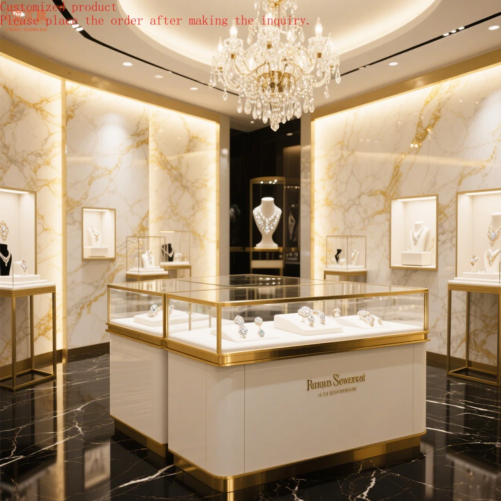Custom.The Latest Retail Store Design Custom Made Jewelry Showcase Solid Wood Cabinet Body Jewellery Display Counter Showcase
Custom.The Latest Retail Store Design Custom Made Jewelry Showcase Solid Wood Cabinet Body Jewellery Display Counter Showcase