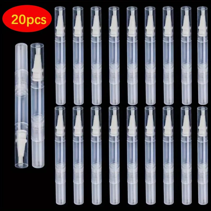 20PCS 0.1 Ang Sikong nail paint pen with transparent twisted cuticle paint pen Cosmetic container Pen lip color tube
20PCS 0.1 Ang Sikong nail paint pen with transparent twisted cuticle paint pen Cosmetic container Pen lip color tube