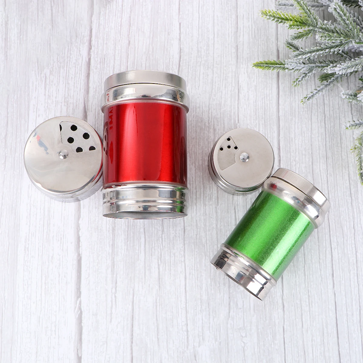 3Pcs Stainless Steel Seasoning Shaker Set Moisture Proof Cooking Shaker Pepper Sugar Salt Powder Bottle for Kitchen Bbq
3Pcs Stainless Steel Seasoning Shaker Set Moisture Proof Cooking Shaker Pepper Sugar Salt Powder Bottle for Kitchen Bbq