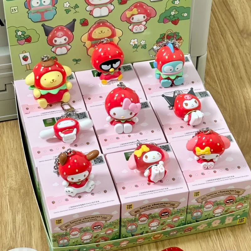 New Genuine Sanrio Strawberry Candy Series Blind Box Mini Pendant Figurine Cute Backpack Charm Toy Kawaii Birthday Gift For Kids
New Genuine Sanrio Strawberry Candy Series Blind Box Mini Pendant Figurine Cute Backpack Charm Toy Kawaii Birthday Gift For Kids