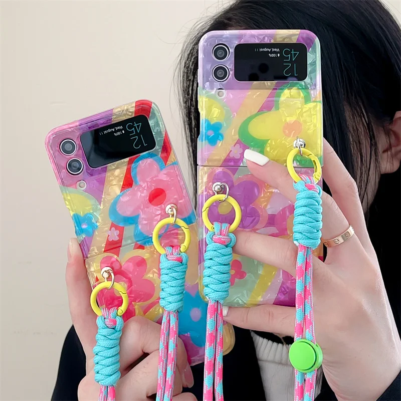 Fashion Lovely flower Shell Phone Case For Samsung Galaxy Z Flip 5 4 3 5G Cover Silicone Cases
Fashion Lovely flower Shell Phone Case For Samsung Galaxy Z Flip 5 4 3 5G Cover Silicone Cases