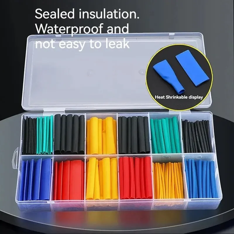 280 Pcs Heat Shrink Suit Wire Protective Sleeve Insulation Heat Shrink Tube Boxed Heat Shrink Tube Insulation Sleeve Heat shrink
280 Pcs Heat Shrink Suit Wire Protective Sleeve Insulation Heat Shrink Tube Boxed Heat Shrink Tube Insulation Sleeve Heat shrink