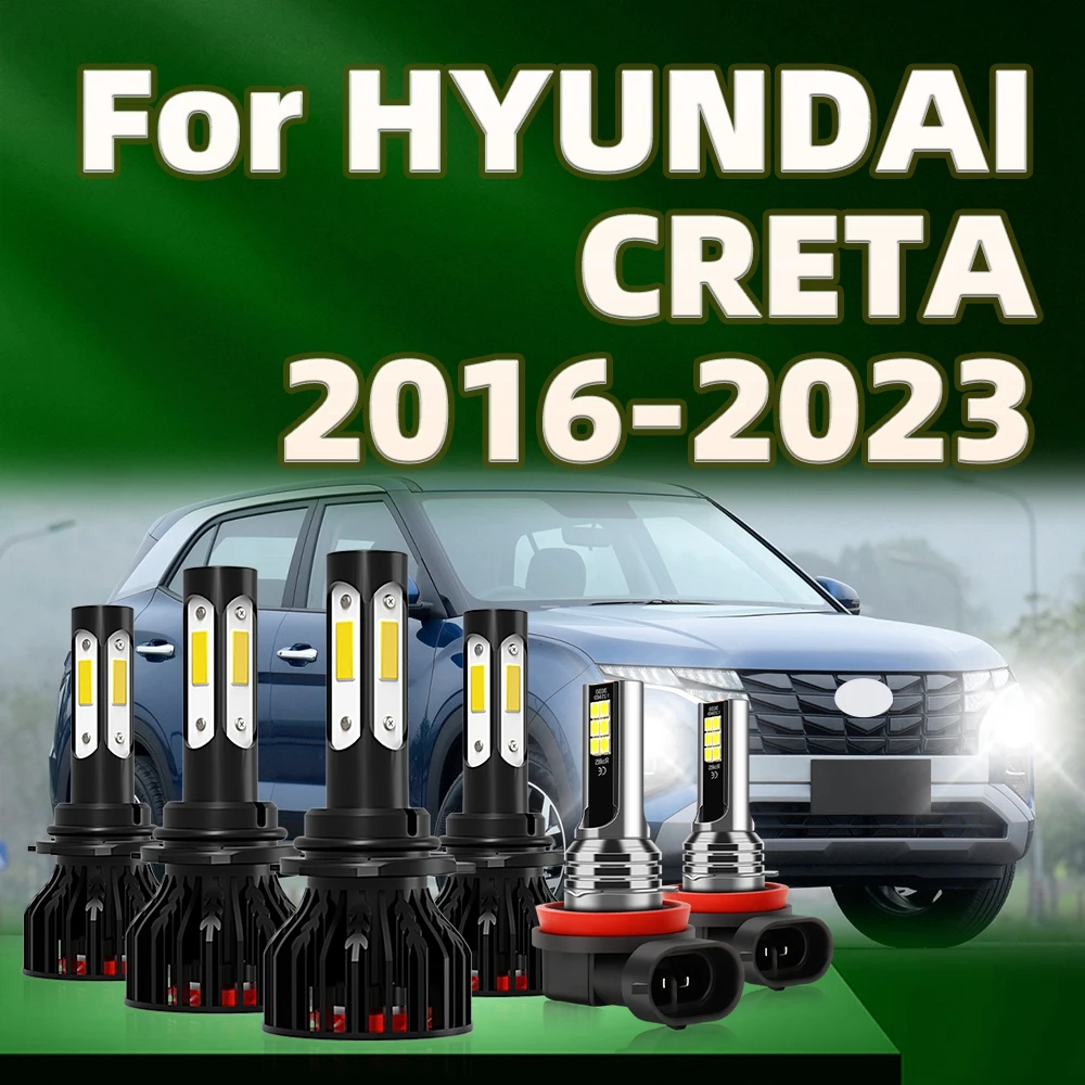 30000LM Car Headlights LED Bulb Turbo Lamp 6000K White For HYUNDAI CRETA 2016 2017 2018 2019 2020 2021 2022 2023
30000LM Car Headlights LED Bulb Turbo Lamp 6000K White For HYUNDAI CRETA 2016 2017 2018 2019 2020 2021 2022 2023