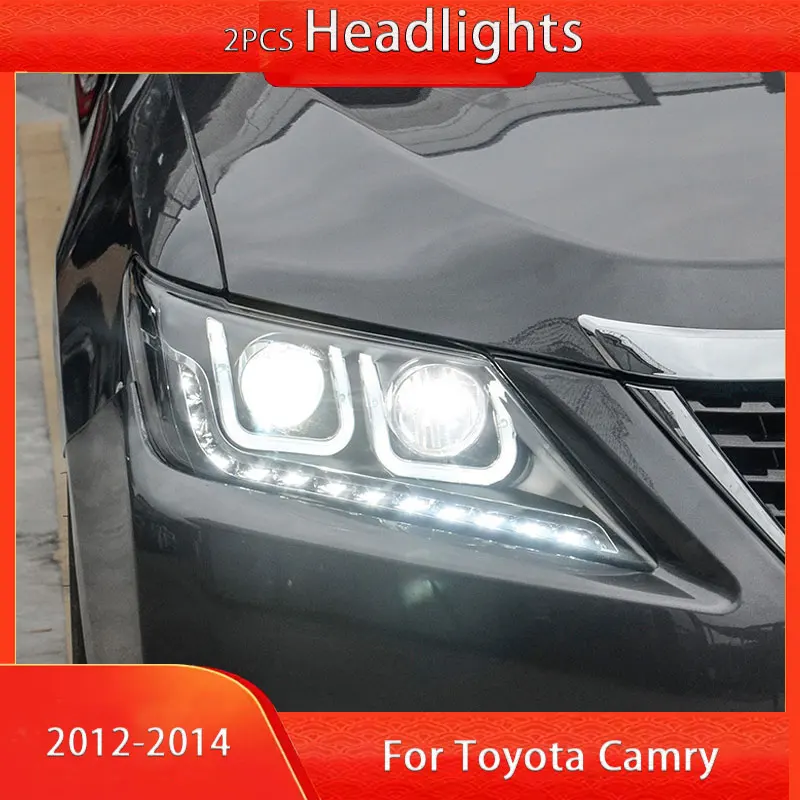 Car Styling for Toyota Camry Headlights 2012-2014 Camry V50 LED Headlight DRL Hid Head Lamp Angel Eye Bi Xenon Accessories
Car Styling for Toyota Camry Headlights 2012-2014 Camry V50 LED Headlight DRL Hid Head Lamp Angel Eye Bi Xenon Accessories