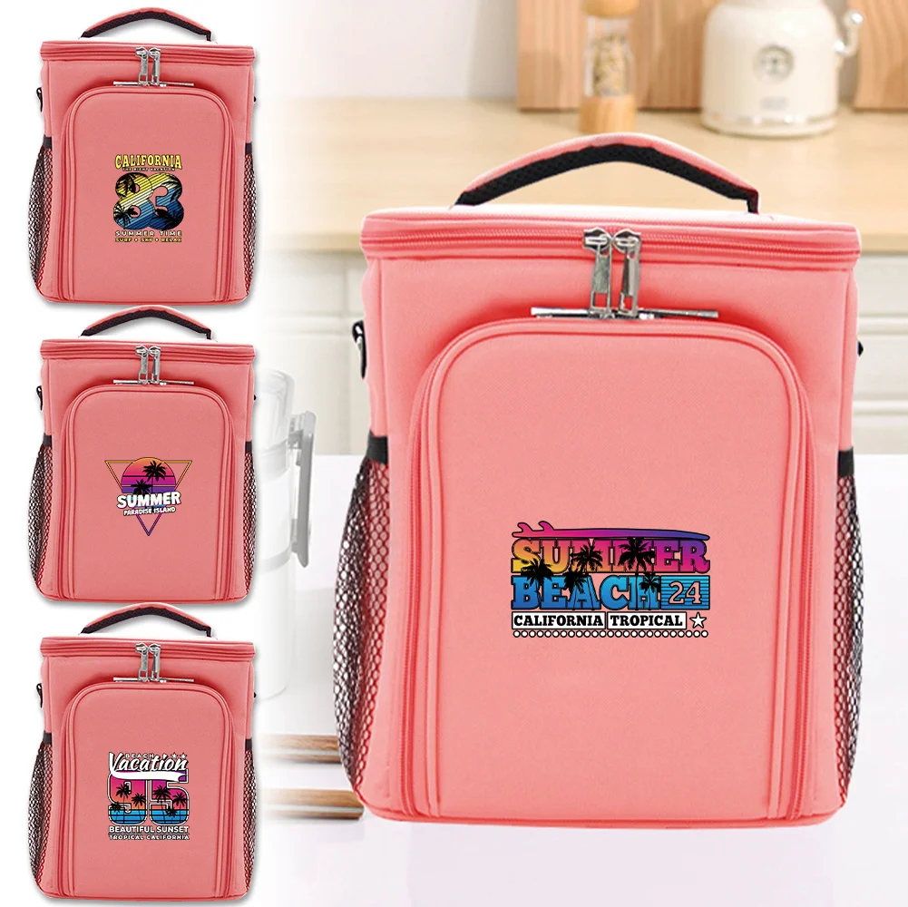 Ice Pack Refrigerator Bag Pink Insulated Pack Cooler Outdoor Large Capacity Portable Lunch Cooler Bag Holiday Printing Series
Ice Pack Refrigerator Bag Pink Insulated Pack Cooler Outdoor Large Capacity Portable Lunch Cooler Bag Holiday Printing Series
