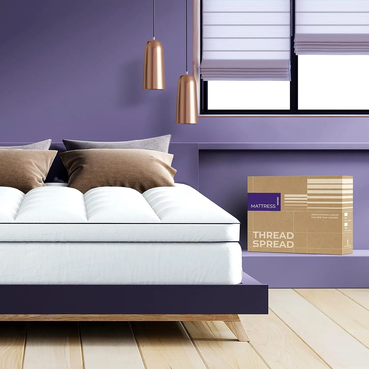 Ooling Mattr Topper, Pillow-Top Optimum Thickness, Soft 100% Cotton Fabric, Breathable & Plush Quilted Down-Like Fill, Snug
Ooling Mattr Topper, Pillow-Top Optimum Thickness, Soft 100% Cotton Fabric, Breathable & Plush Quilted Down-Like Fill, Snug