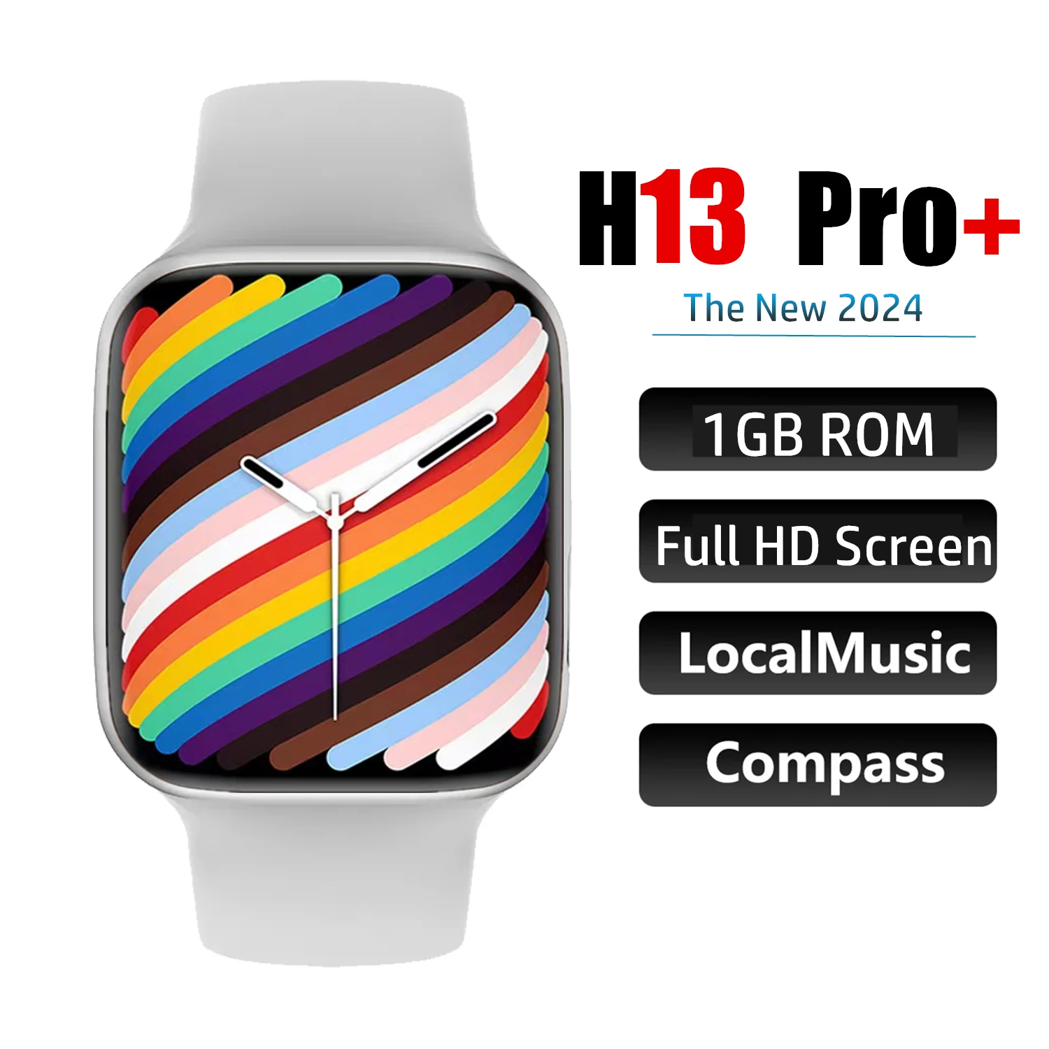 H13 Pro Plus Smart Watch 1GB ROM 45mm Compass Local Music BT Call Heartrate Smartwatch Women Men Original PK Hello Watch 3 Plus
H13 Pro Plus Smart Watch 1GB ROM 45mm Compass Local Music BT Call Heartrate Smartwatch Women Men Original PK Hello Watch 3 Plus