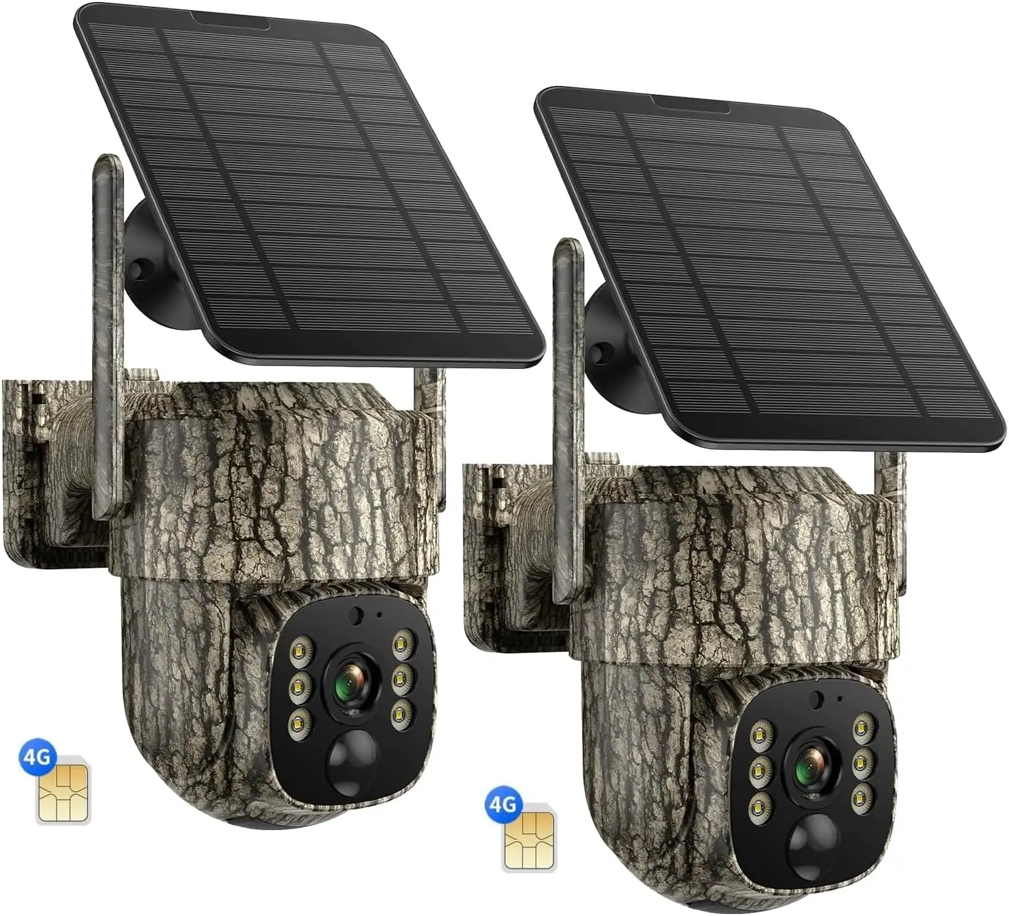4G LTE Cellular Trail Camera, 2.5K Live View, Solar Powered, 360° Pan, Night Vision, 2-Pack
4G LTE Cellular Trail Camera, 2.5K Live View, Solar Powered, 360° Pan, Night Vision, 2-Pack