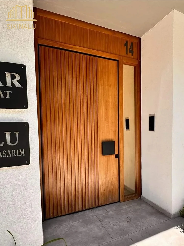 Sixinalu Grain Entrance Doors Exterior Entry Pivot Door Aluminum Profile Aolly Front Casement Door Panel Home Decor Customize
Sixinalu Grain Entrance Doors Exterior Entry Pivot Door Aluminum Profile Aolly Front Casement Door Panel Home Decor Customize