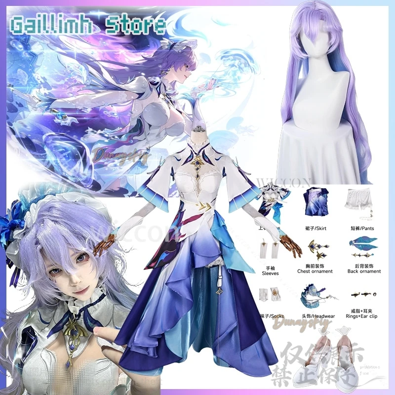 Cantarella 코스프레 аниме игра Wuthering Waves костюм Jirai Kei для девочек Aqua фиолетовое нерегулярное платье для торта парики Лолиты по индивидуальному заказу
Cantarella 코스프레 аниме игра Wuthering Waves костюм Jirai Kei для девочек Aqua фиолетовое нерегулярное платье для торта парики Лолиты по индивидуальному заказу