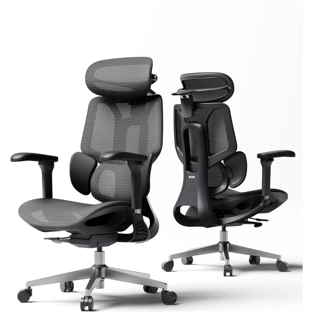 E3 Air 2026 Ergonomic Oice Chair, 3-Zone Lumbar Support, Comy Home Oice Chair with Auto Recline, 4D rest & Armrests, 140° or Wor
E3 Air 2026 Ergonomic Oice Chair, 3-Zone Lumbar Support, Comy Home Oice Chair with Auto Recline, 4D rest & Armrests, 140° or Wor