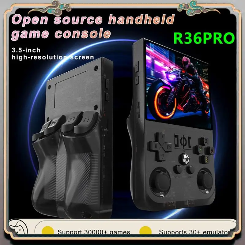 R36PRO Handheld Retro Game Console 128GB 3.5Inch HD Screen Portable Pocket Video Player Supports 30+ Emulators D
R36PRO Handheld Retro Game Console 128GB 3.5Inch HD Screen Portable Pocket Video Player Supports 30+ Emulators D