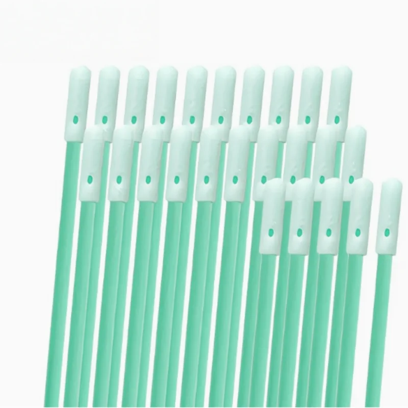 50-piece dust-free sponge-tip swabs, 2.75-inch purification swabs, polyester-tip cleaning swabs for cleanrooms, green PP handle wipe rods
50-piece dust-free sponge-tip swabs, 2.75-inch purification swabs, polyester-tip cleaning swabs for cleanrooms, green PP handle wipe rods