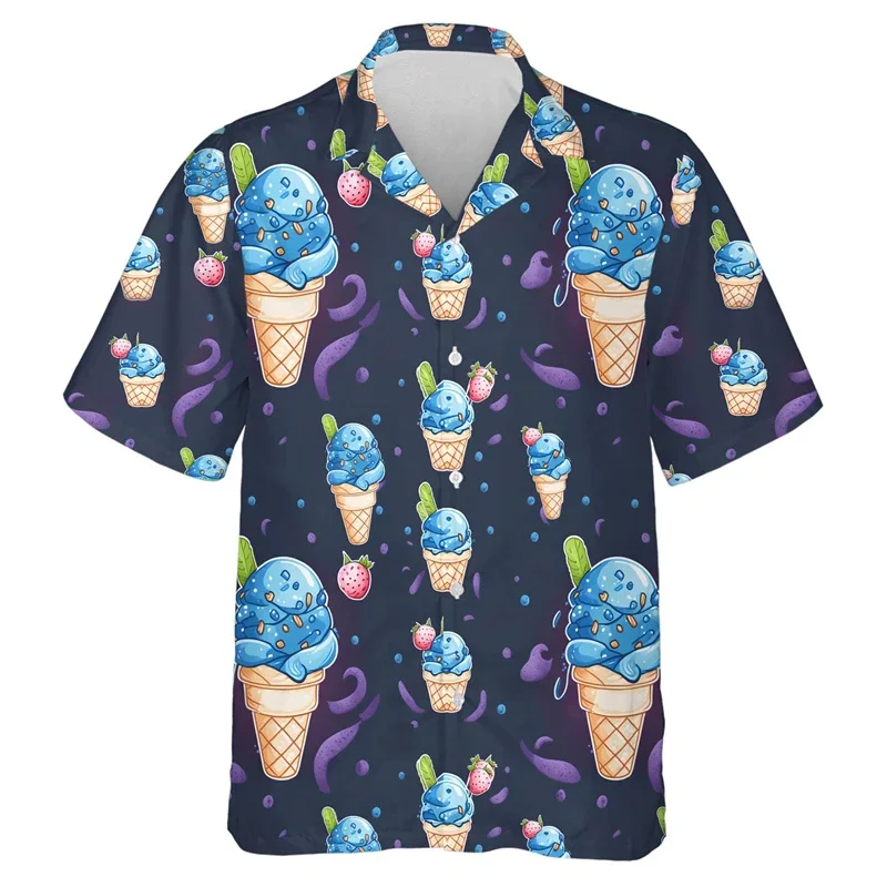 New Ice Cream 3D Printed Summer Short Sleeves Men's Women Hawaiian Shirt Fashion Casual Harajuku Shirt Cool High Quality Tops
New Ice Cream 3D Printed Summer Short Sleeves Men's Women Hawaiian Shirt Fashion Casual Harajuku Shirt Cool High Quality Tops